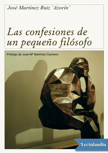 Las confesiones de un pequeño filósofo de Azorín, portada del libro