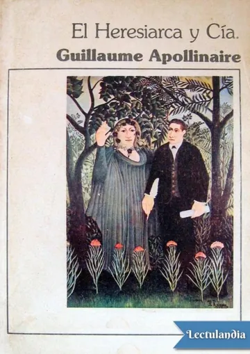 El Heresiarca y Cía. de Guillaume Apollinaire, portada del libro