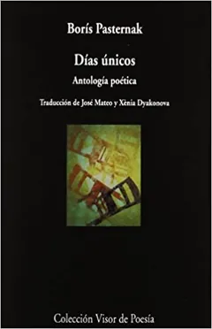 Días únicos de Borís Pasternak, portada del libro