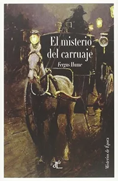 El misterio del carruaje de Fergus Hume, portada del libro