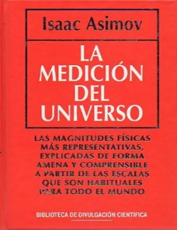 La Medicion Del Universo de Isaac Asimov, portada del libro