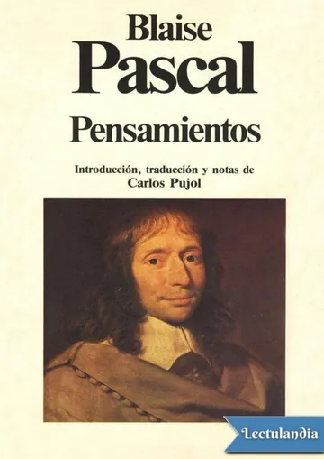 Pensamientos de Blaise Pascal, portada del libro