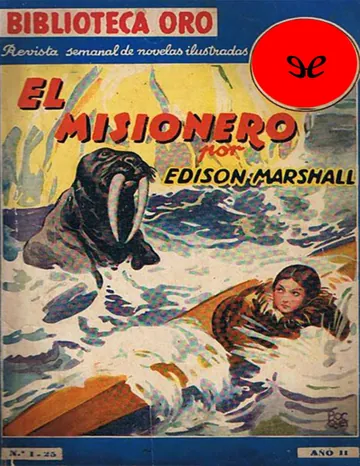 El misionero de Edison Marshall, portada del libro