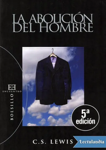 La abolición del hombre de C. S. Lewis, portada del libro