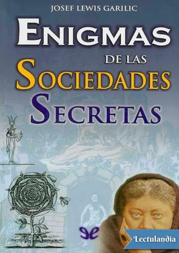 Enigmas de las sociedades secretas de Josef Lewis Garilic, portada del libro