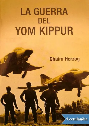 La guerra del Yom Kippur de Chaim Herzog, portada del libro