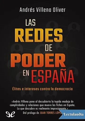 Las redes de poder en España de Andrés Villena Oliver, portada del libro