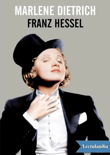 Marlene Dietrich de Franz Hessel, portada del libro