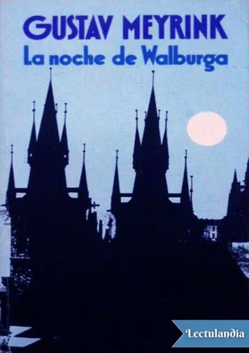 La noche de Walburga de Gustav Meyrink, portada del libro