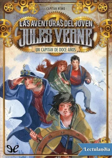 Un captán de doce años de Capitán Nemo, portada del libro