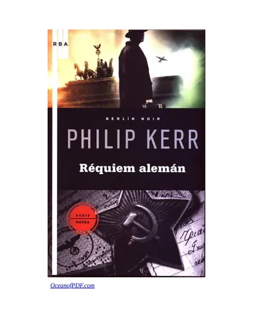 Requiem Aleman de Philip Kerr, portada del libro