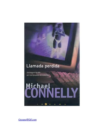 Llamada perdida de Michael Connelly, portada del libro