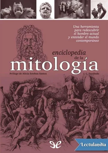 Enciclopedia de la mitología de J. C. Escobedo, portada del libro