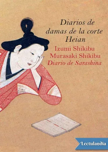 Diarios de damas de la corte Heian de Murasaki Shikibu, portada del libro