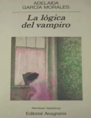 La lógica del vampiro de Adelaida Garcia Morales, portada del libro