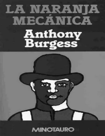 La naranja mecánica de Anthony Burgess, portada del libro
