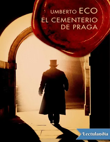 El cementerio de Praga de Umberto Eco, portada del libro