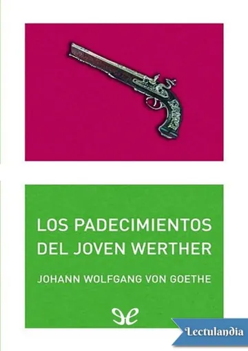 Los padecimientos del joven Werther de Johann Wolfgang von Goethe, portada del libro
