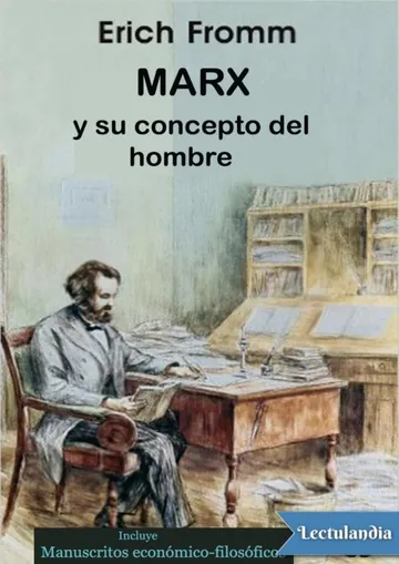 Marx y su concepto del hombre de Erich Fromm, portada del libro