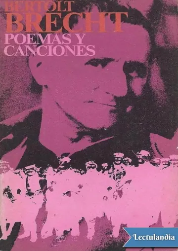 Poemas y canciones de Bertolt Bretch, portada del libro