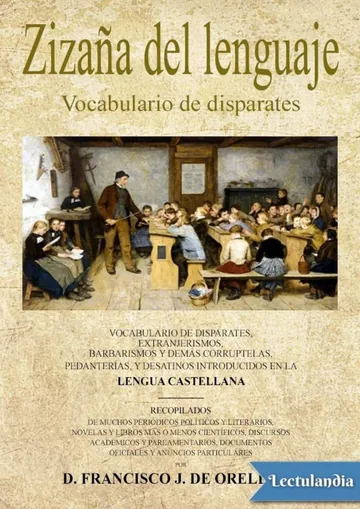 Zizaña del lenguaje de Francisco José Orellana, portada del libro