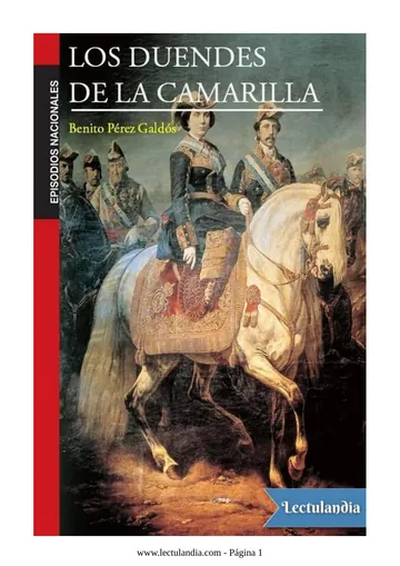 Los duendes de la camarilla de Benito Pérez Galdós, portada del libro