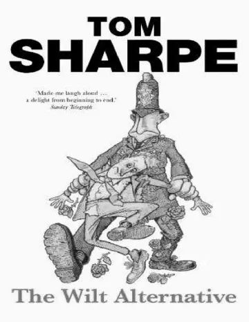 Las Tribulaciones de Wilt de Tom Sharpe, portada del libro