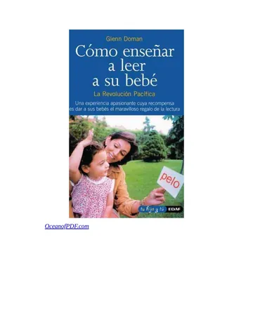 Cómo Enseñar A Leer A Su Bebe de Glenn Doman, portada del libro