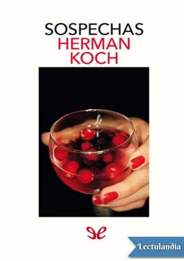 Sospechas de Herman Koch, portada del libro