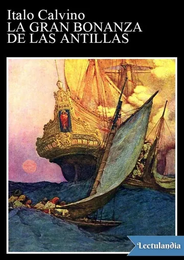 La gran bonanza de las Antillas de Italo Calvino, portada del libro