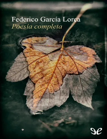 Poesía completa de Federico García Lorca, portada del libro