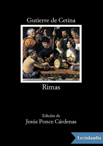 Rimas de Gutierre de Cetina, portada del libro