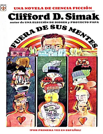 Fuera de sus Mentes de Clifford D. Simak, portada del libro