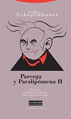Parerga y paralipómena II de Arthur Schopenhauer, portada del libro