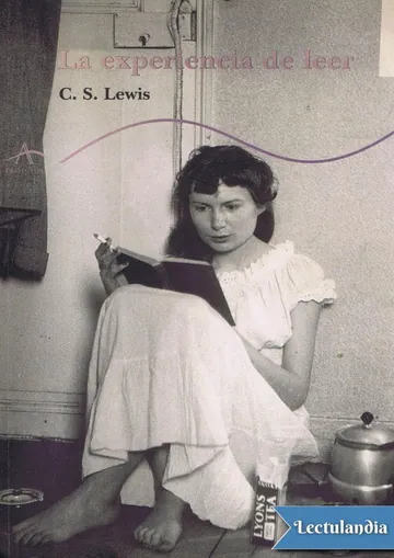 La experiencia de leer de C. S. Lewis, portada del libro