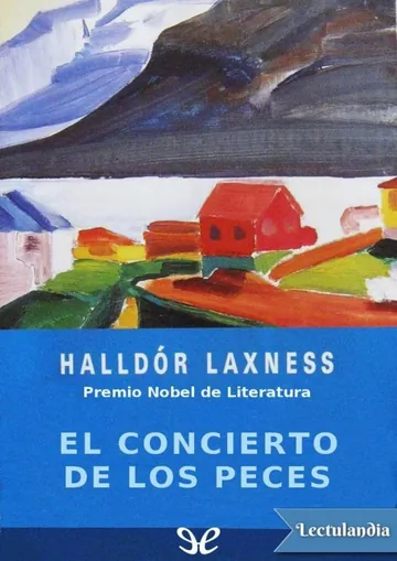 El concierto de los peces de Halldór Laxness, portada del libro