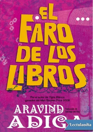 El faro de los libros de Aravind Ariga, portada del libro