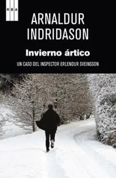 Invierno ártico de Arnaldur Indridason, portada del libro