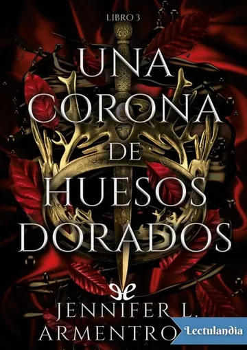 Una corona de huesos dorados de Jennifer L. Armentrout, portada del libro