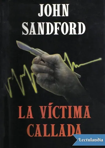 La víctima callada de John Sandford, portada del libro