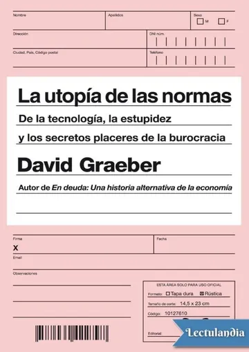 La utopía de las normas de David Graeber, portada del libro