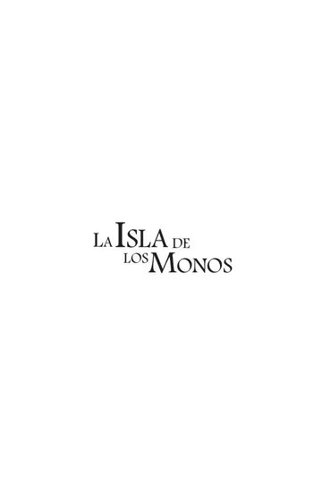 LA ISLA DE LOS MONOS 1 SIN ESPACIOS de Roger Lindo, portada del libro