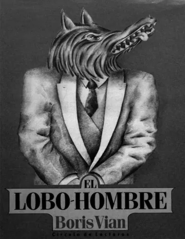 El lobo-hombre y otros cuentos de Boris Vian, portada del libro