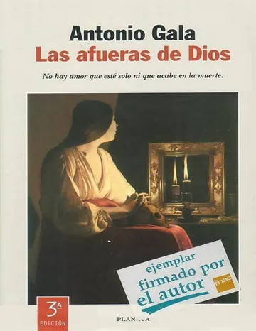 Las afueras de Dios de Antonio Gala, portada del libro