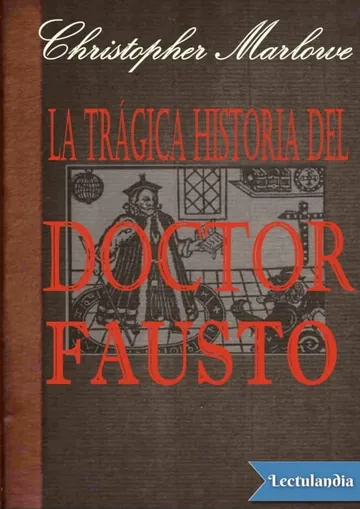 La trágica historia del doctor Fausto de Christopher Marlow, portada del libro