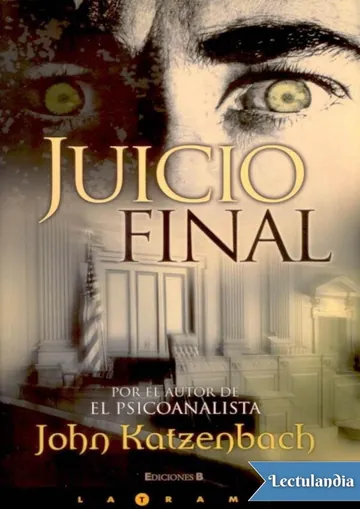 Juicio Final de John Katzenbach, portada del libro