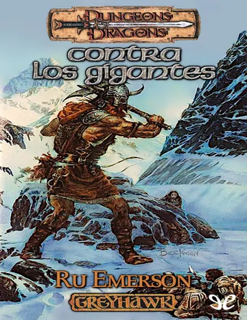 Contra los gigantes de Ru Emerson, portada del libro