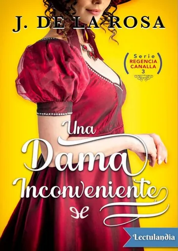 Una dama inconveniente de José de la Rosa, portada del libro