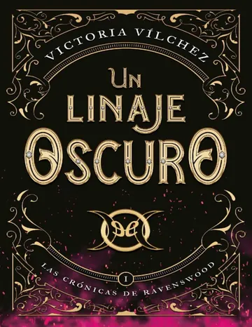 Un linaje oscuro de Victoria Vilchez, portada del libro