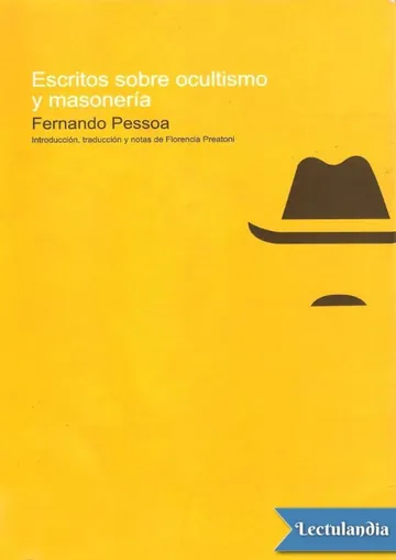 Escritos sobre ocultismo y masonería de Fernando Pessoa, portada del libro